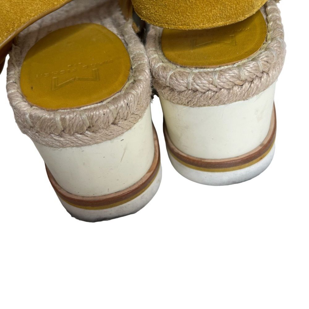 MARC FISHER Platform Sandals Glenna Suede Perforated Slingback Womens Size 8 M - Picture 4 of 9